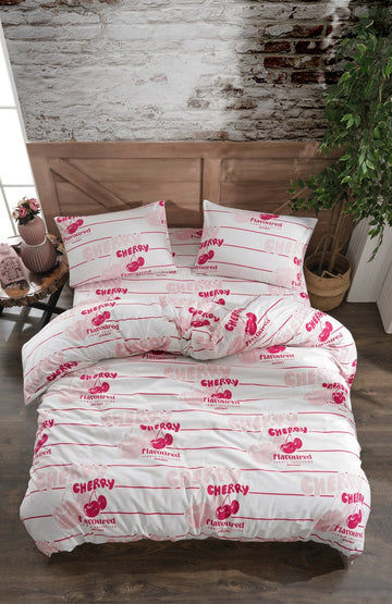 Albin -Cherry Nevresim Takımı