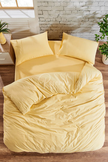 Hena - Sarı Nevresim Takımı