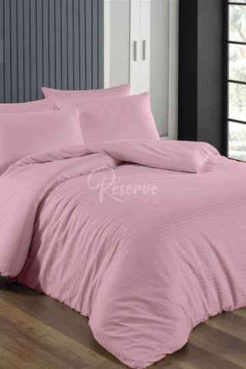 Granada - Pembe Saten Nevresim Takımı