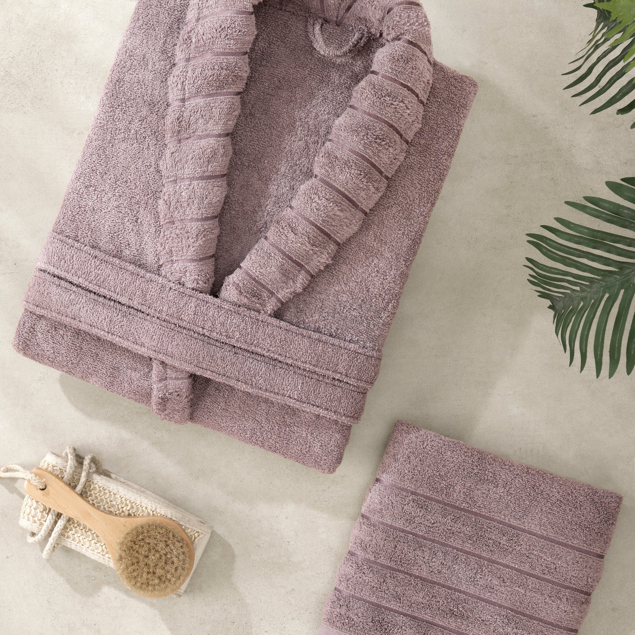 Carla- Mürdüm Havlulu Bornoz Seti