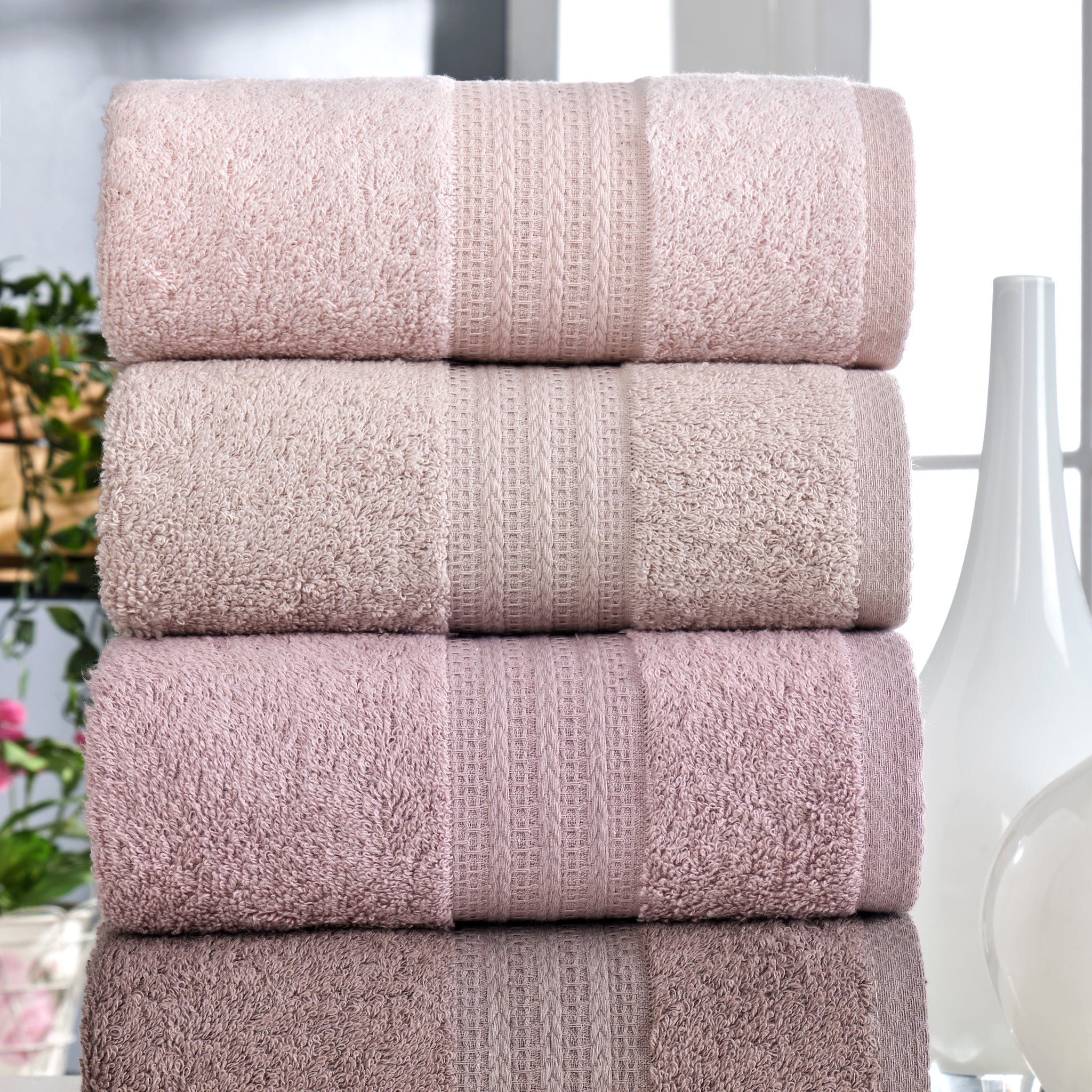 Rainbow - 4'lü Pudra Havlu Seti